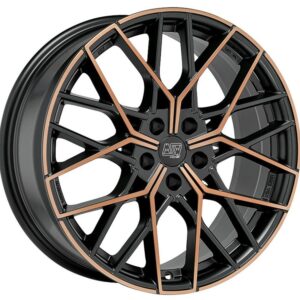 MSW 74 Matt Black Copper Fp 8x19 5x112 ET45 CB73.1 60° 745 kg W19351503TCAC