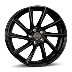 Borbet VTX black glossy 8x18 5x108 ET45 CB72,6 60° 670 kg 496482