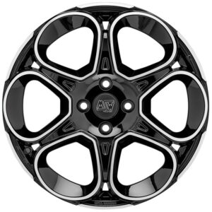 MSW 83 Gloss Black Full Polished 7x17 5x114.3 ET32 CB73,1 60° 690 kg W19478502T56