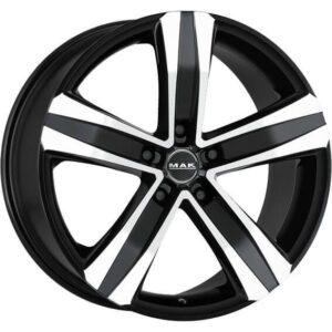 MAK Stone 5 Black Mirror 6,5x16 5x114.3 ET45 CB66.1 60° 1350 kg F65605TBM45FN2Y