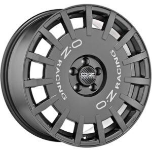 OZ Racing Rally Racing Dark Graphite Silver Lettering 7x17 5x112 ET35 CB75.0 R12 650 kg W01A50254T9