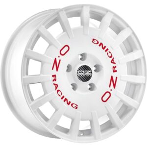 OZ Racing Rally Racing Race White Red Lettering 7,5x18 5x112 ET50 CB75,0 R12 650 kg W01A2520333