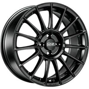 OZ Racing Superturismo LM Matt Black Silver Lettering 8,5x19 5x114.3 ET38 CB75.0 60° 725 kg W01852204R9