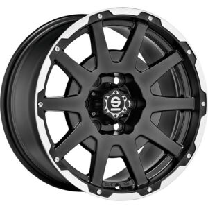Sparco Dakar Matt Black Lip Polished+Rivets 7,5x17 5x112 ET35 CB73,1 60° 850 kg W29089502M8