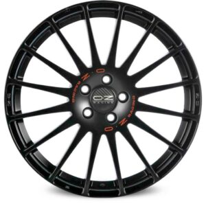OZ Racing Superturismo GT Matt Black Red Lettering 7,5x17 5x112 ET35 CB75,0 R12 715 kg W0168120079