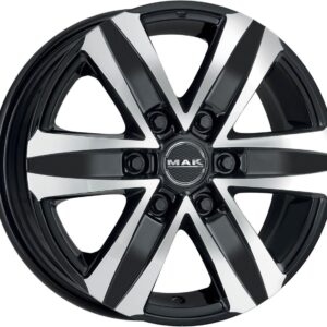 MAK Stone 6 Black Mirror 8,5x20 6x139.7 ET20 CB106,1 Flat 1215 kg F85206TBM20VH2X