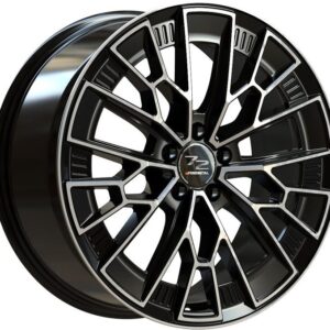 Fondmetal 1972 Glossy Black Machined 9x20 5x112 ET41 CB66,6 60° 775 kg RF19045