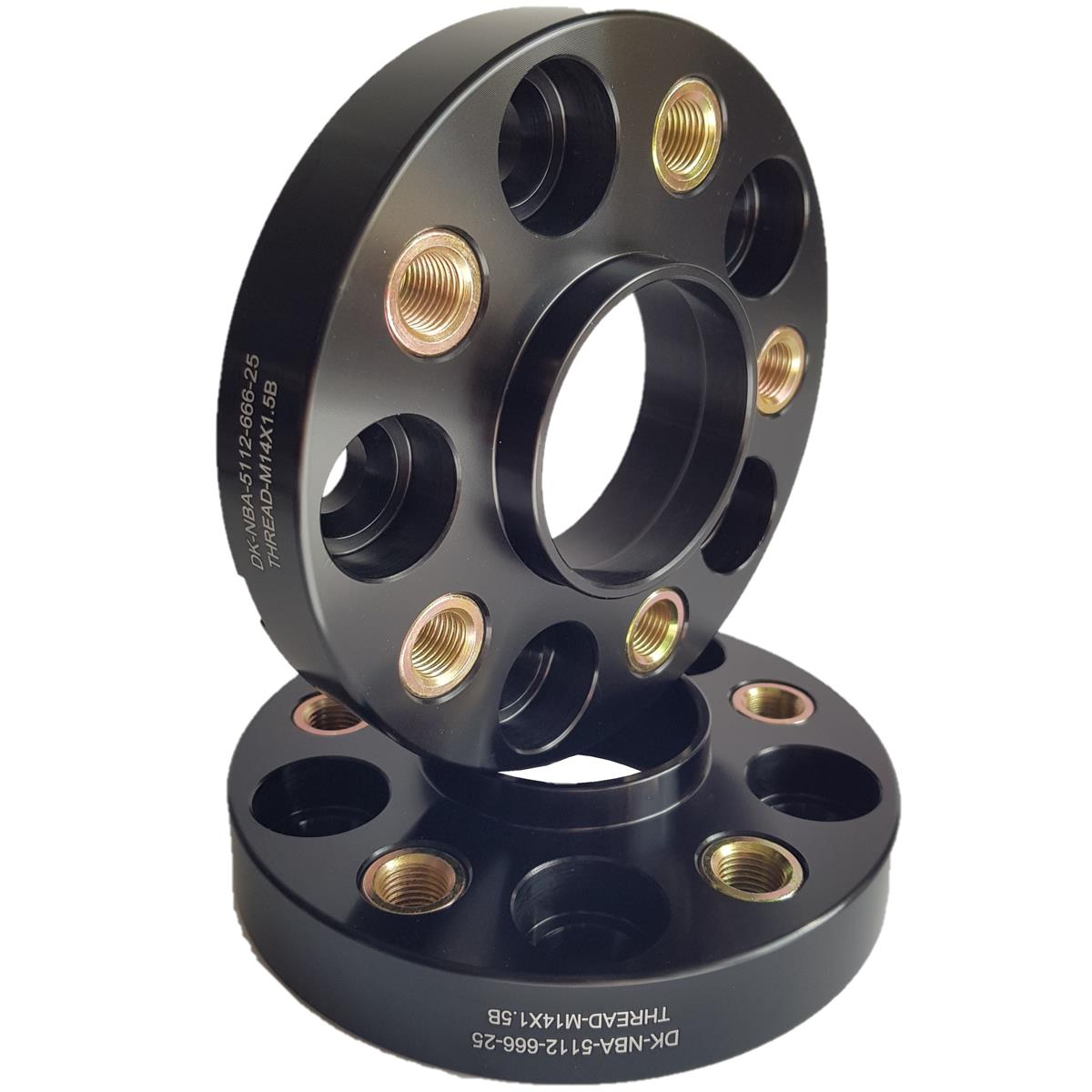 NBA spacer 25 mm – Komplekt 2 tk (NBA-5112-666-25-THREAD-M14X1.5B)