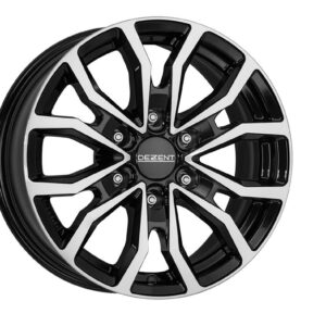 Dezent KC dark Black/polished 6,5x16 6x120 ET50 CB74,5 60° 1350 kg TKCZGBP50E