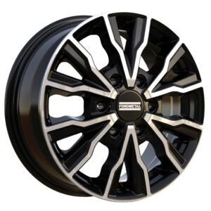 Fondmetal PRO2 Glossy Black Machined 6,5x16 6x120 ET50 CB74.5 60° 1250 kg RF19901