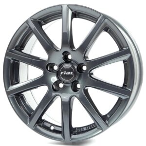 Rial Milano titanium 6,5x15 4x100 ET38 CB63,3 60° 610 kg MI65538A22-5